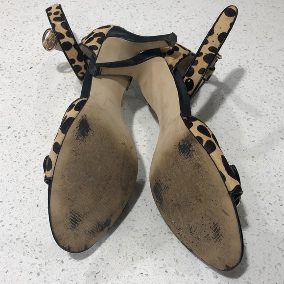 ❌SOLD❌ Coach Leopard Print Ankle Strap - Picture 8 of 8